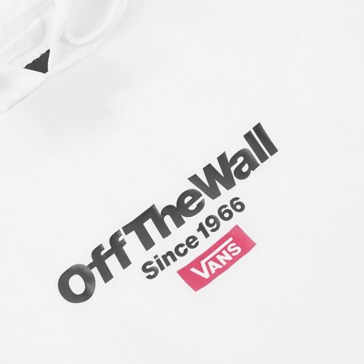 Vans Logo Print Hoodie White — фото 2