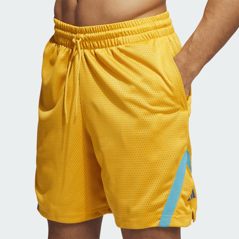 Adidas Select Shorts Yellow — фото 4