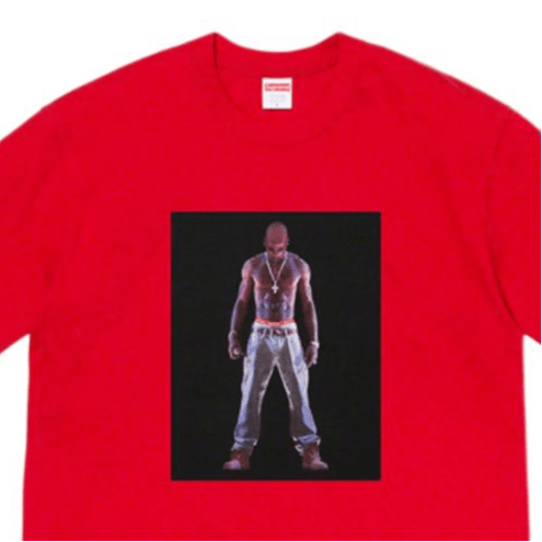 Supreme Tupac Hologram Tee Red — фото 3