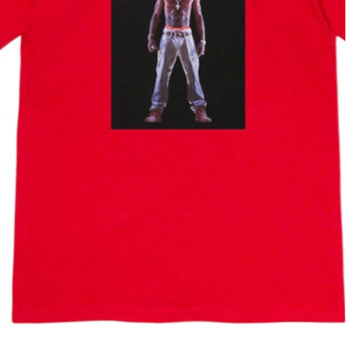 Supreme Tupac Hologram Tee Red — фото 4