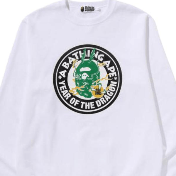 A BATHING APE Year of the Dragon Crewneck Logo — фото 4