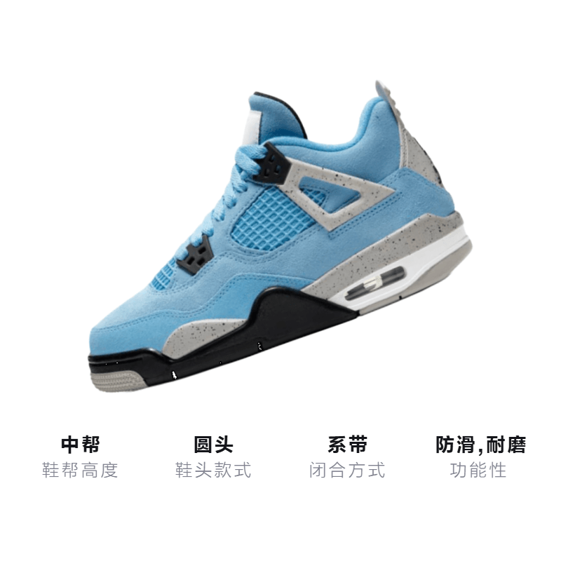 Jordan Air Jordan 4 Retro "University Blue" GS — фото 2