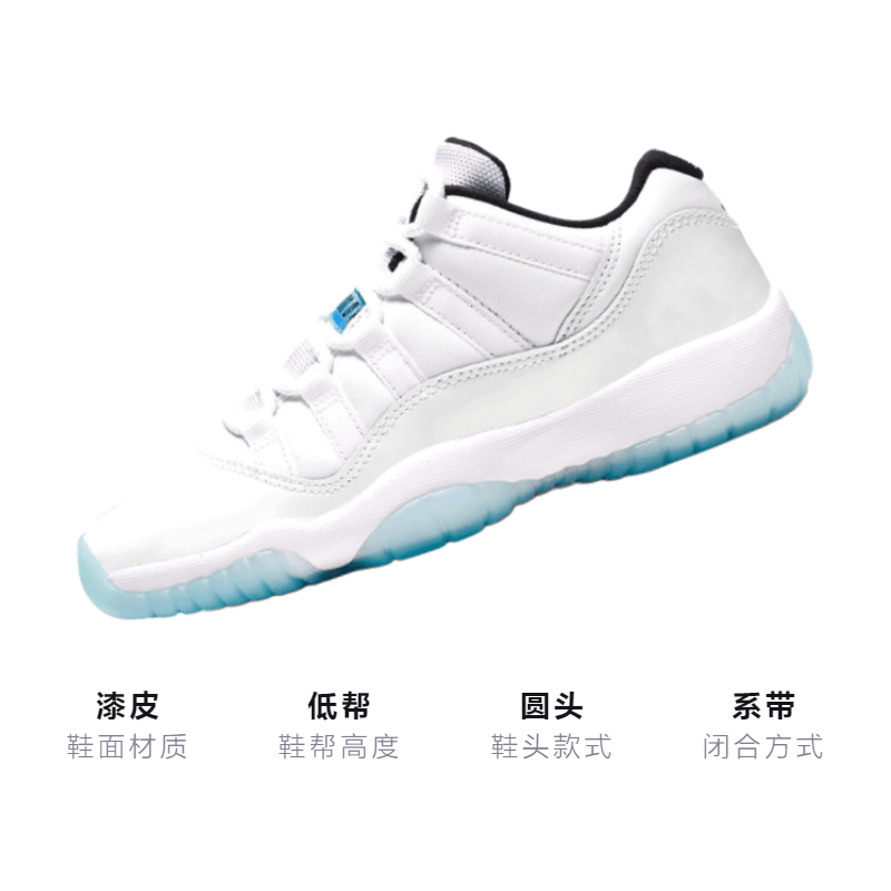 Jordan Air Jordan 11 Retro Low "Legend Blue" GS — фото 2