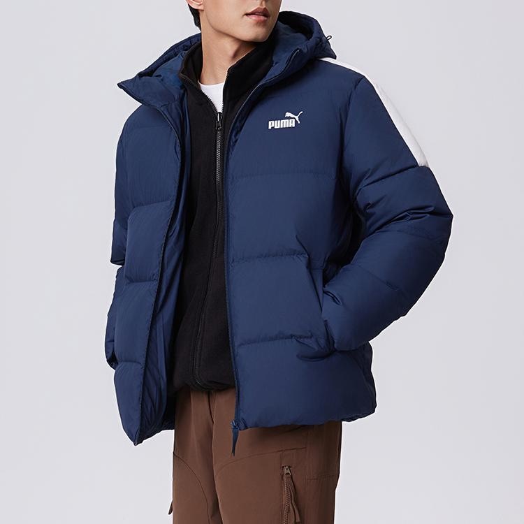 Puma CONTRAST PANEL HOODED DOWN JKT — фото 1
