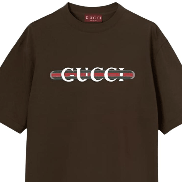 Gucci Oversized Printed Cotton T-Shirt — фото 3