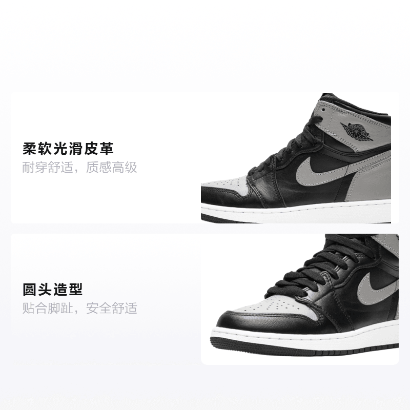 Jordan Air Jordan 1 Retro High Shadow 2018 GS — фото 1