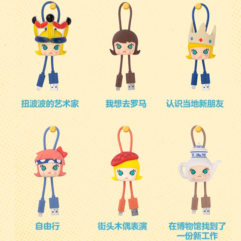 Pop Mart Molly Fantasy Adventure Series iPhone Cable Blind Box — фото 3