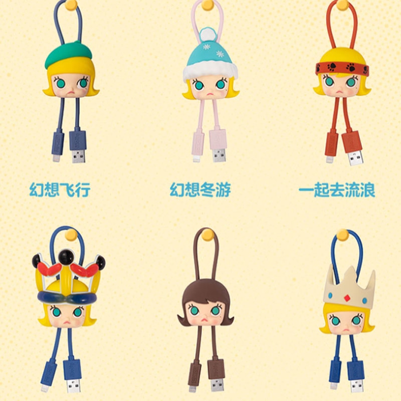 Pop Mart Molly Fantasy Adventure Series iPhone Cable Blind Box — фото 1