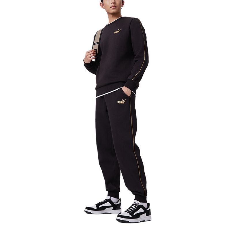 Puma ESS FW25 TAPE MINIMAL GOLD SWEATPANTS FL — фото 3