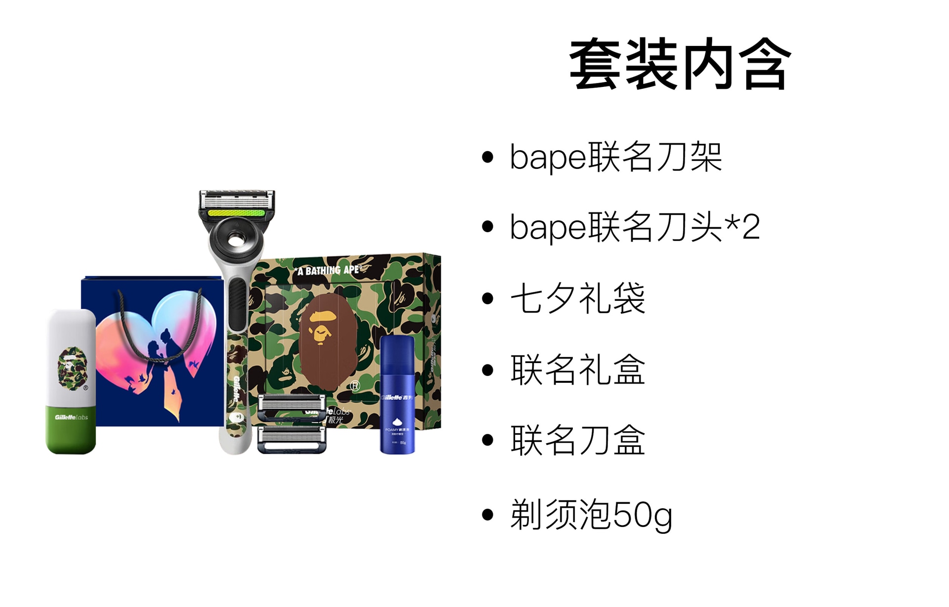 吉列 Gillette x Bape — фото 10