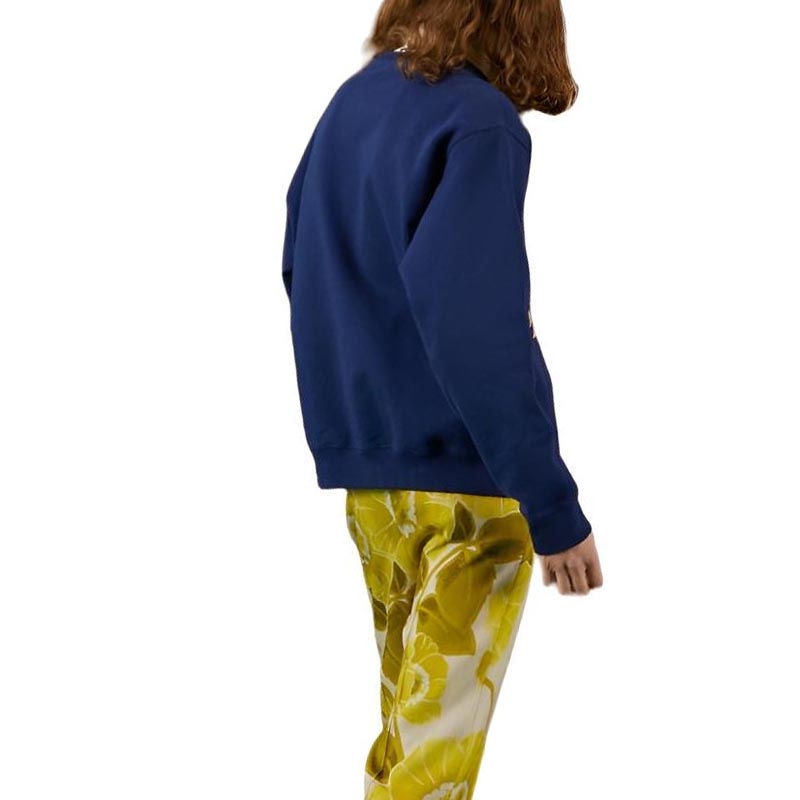 Gucci Logo Long Sleeve Sweatshirt Blue — фото 3
