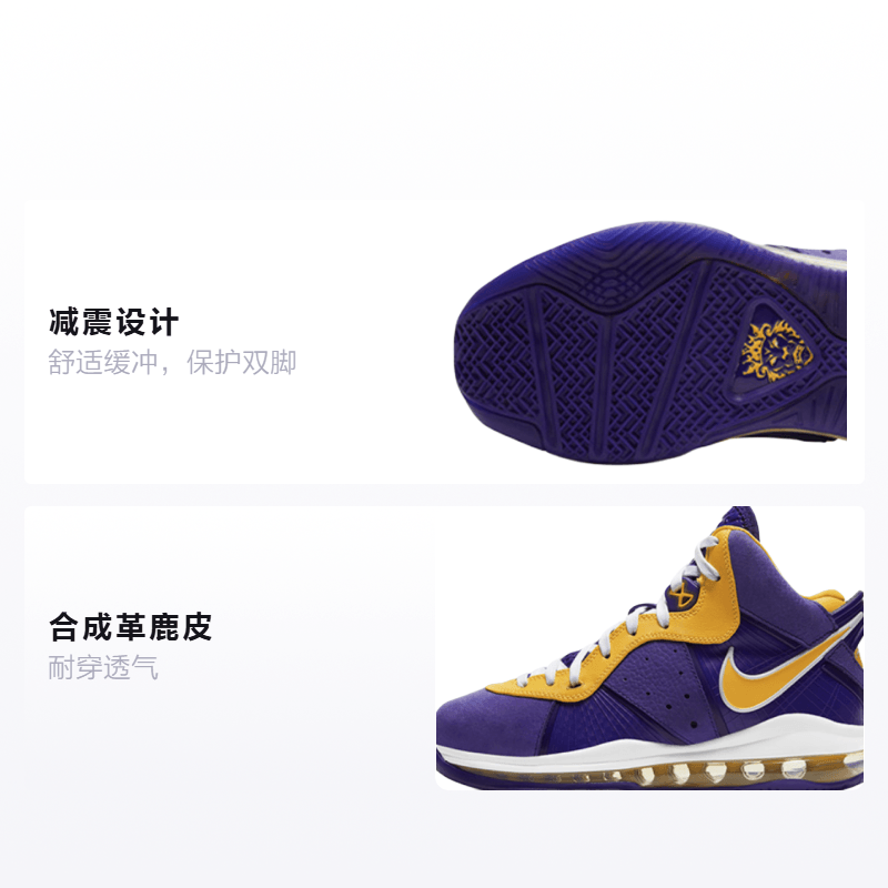 Nike Lebron 8 Hardwood Classics 8 GS — фото 1