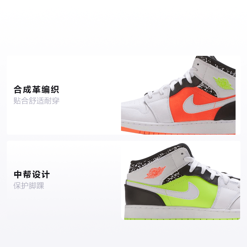 Jordan Air Jordan 1 Mid GS — фото 1