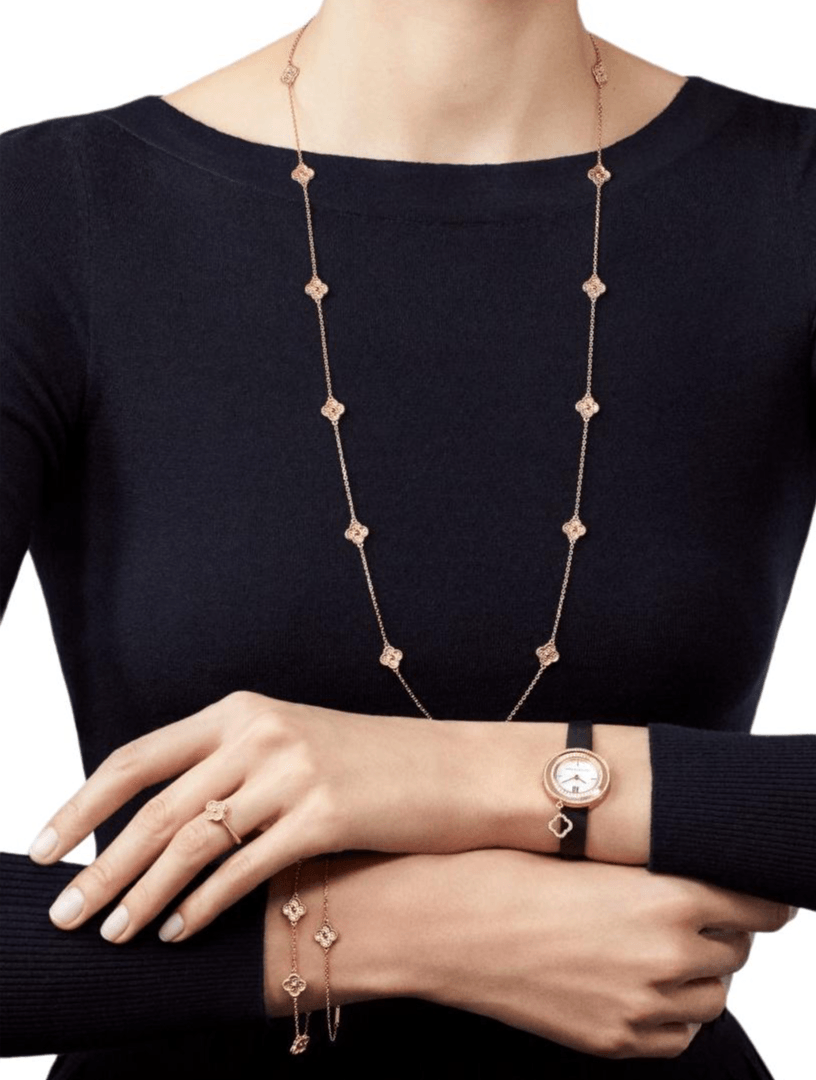 Van Cleef & Arpels Alhambra Sweet 18k Rose Gold Bracelet — фото 3