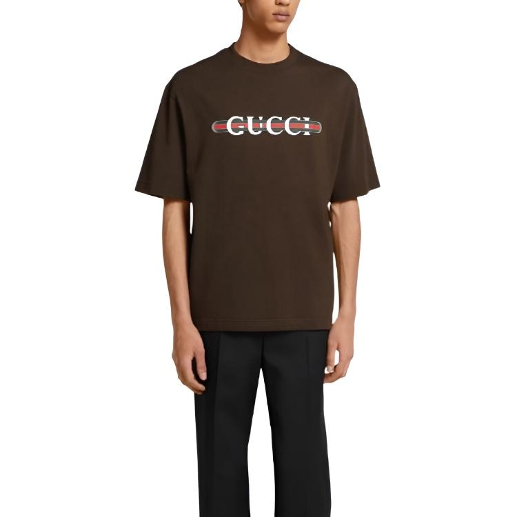 Gucci Oversized Printed Cotton T-Shirt — фото 1
