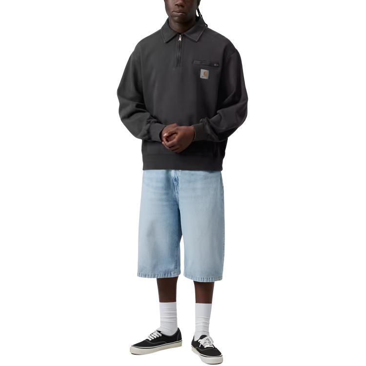 Carhartt WIP SS26 Half Zip Detroit Sweatshirt — фото 2