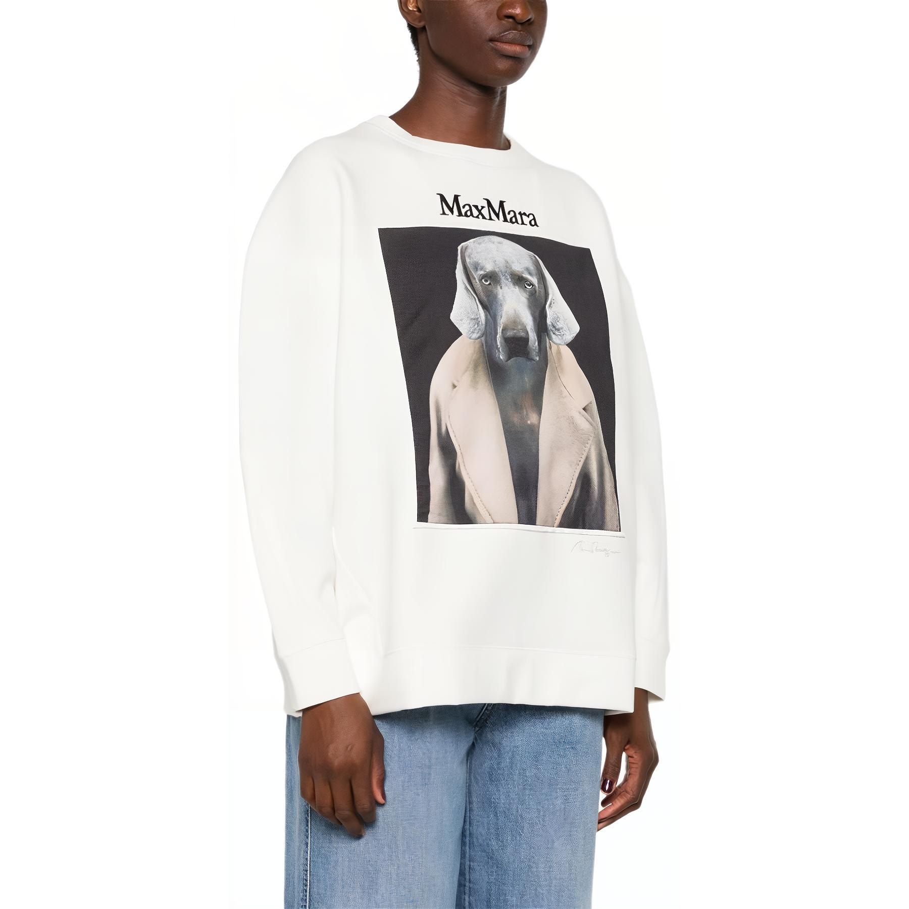 MaxMara x William Wegman Bacco Sweatshirt — фото 8