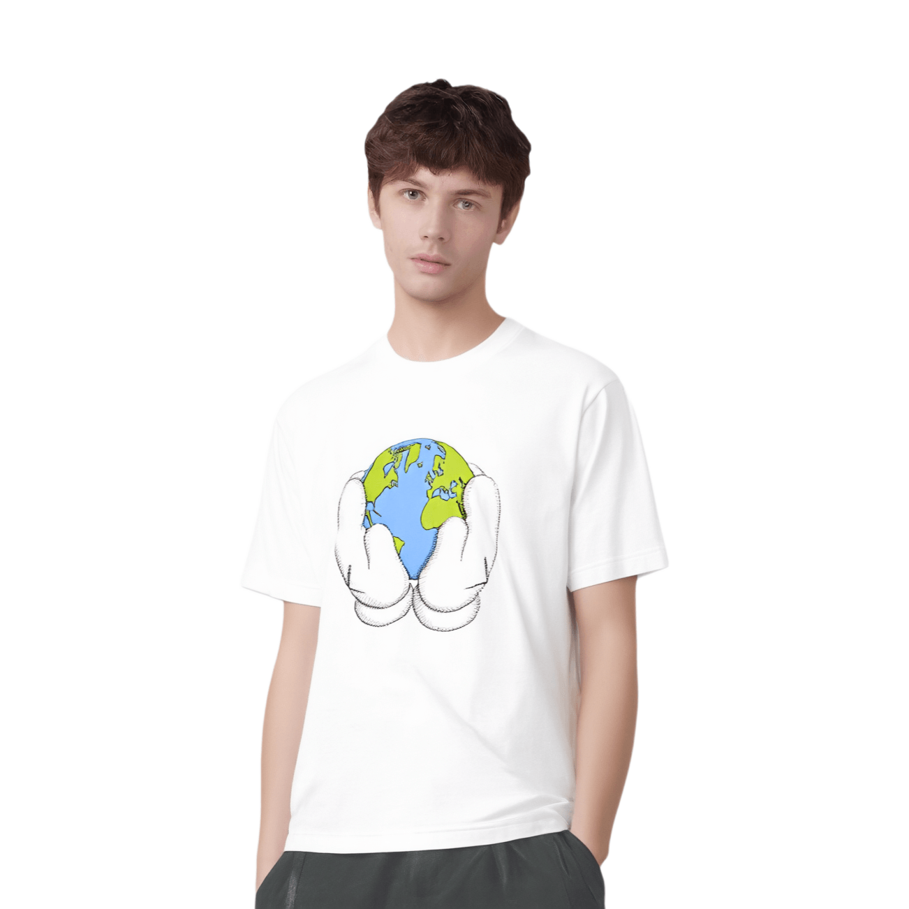 Uniqlo x KAWS PEACE FOR ALL T-Shirt White — фото 1