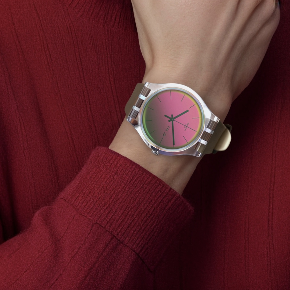 Swatch 41mm SUOK714 — фото 9
