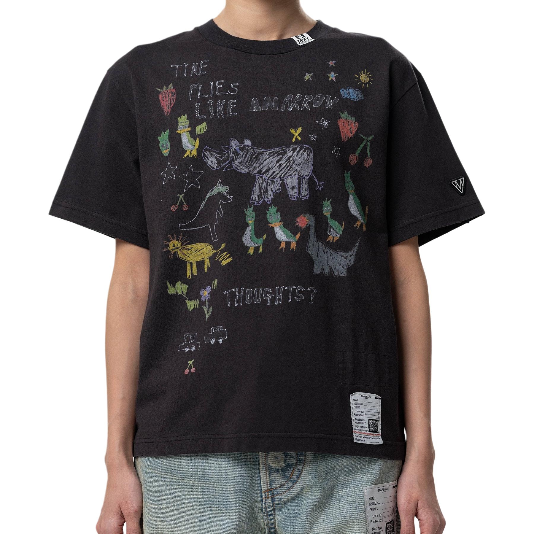 Mihara Yasuhiro MMY SS26 Kids Doodle Printed T-shirt 2026 T — фото 5