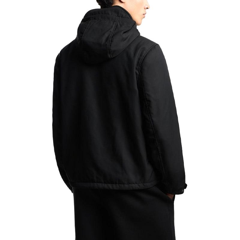 Emporio Armani Hooded Zip Cotton Jacket — фото 3