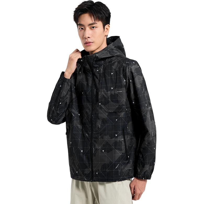 特步 Xtep Lifestyle Windbreaker Pearl White — фото 7