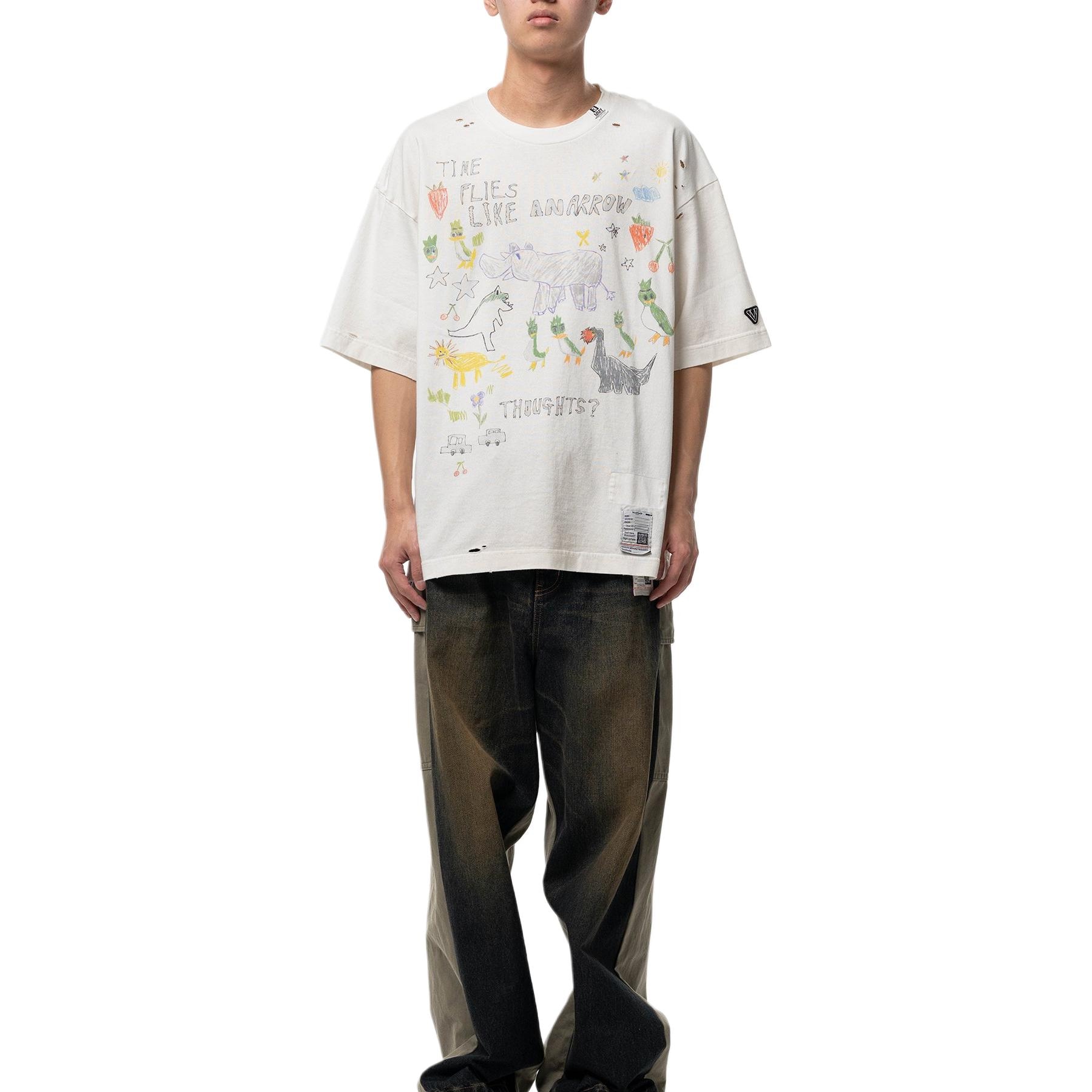 Mihara Yasuhiro MMY SS26 Kids Doodle Printed T-shirt 2026 T — фото 1