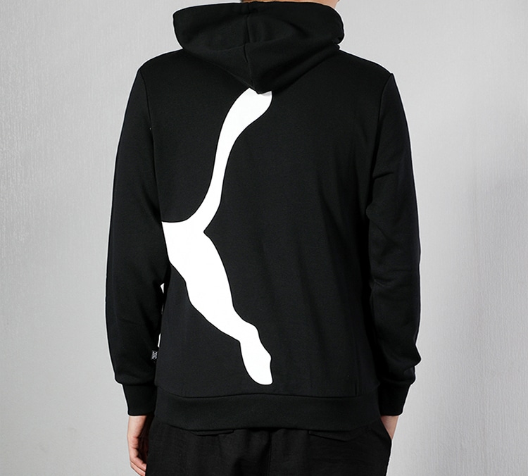 Puma Big Logo Hoodie Black — фото 3