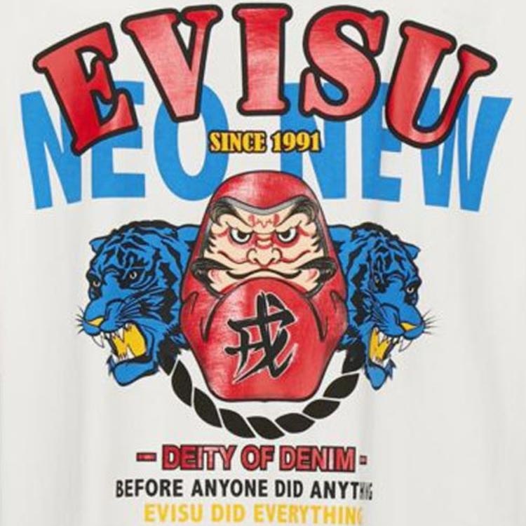Evisu SS20 T-Shirt White — фото 3