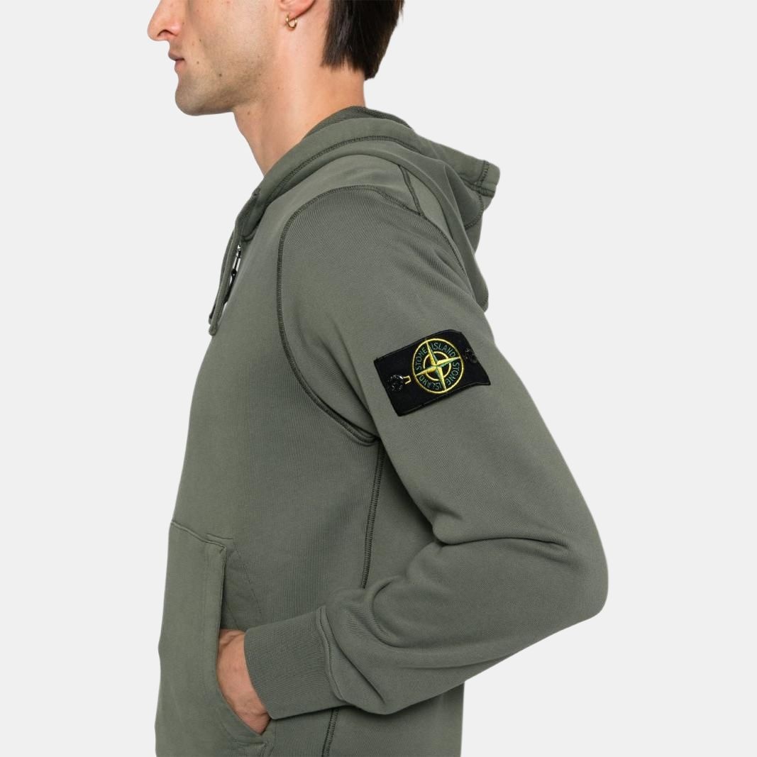 Stone Island Hooded Jacket Green — фото 3