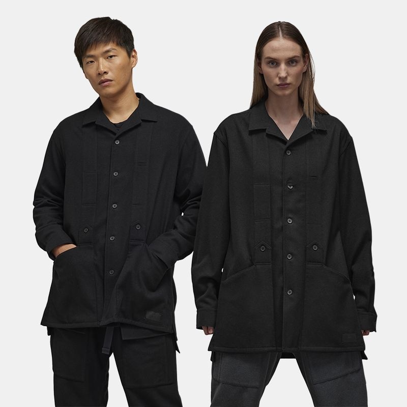 Y-3 Flannel Shirt Black — фото 5