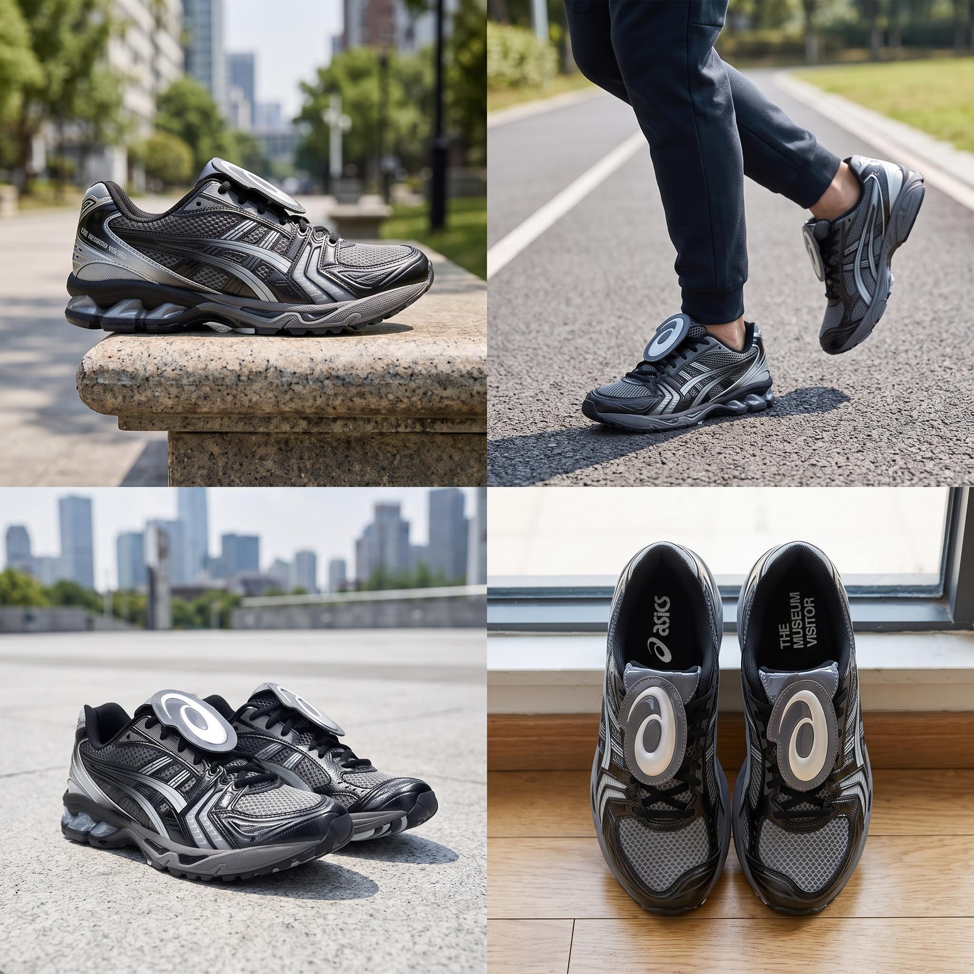 ASICS THE MUSEUM VISITOR x Asics Gel-Kayano 14 Black — фото 1