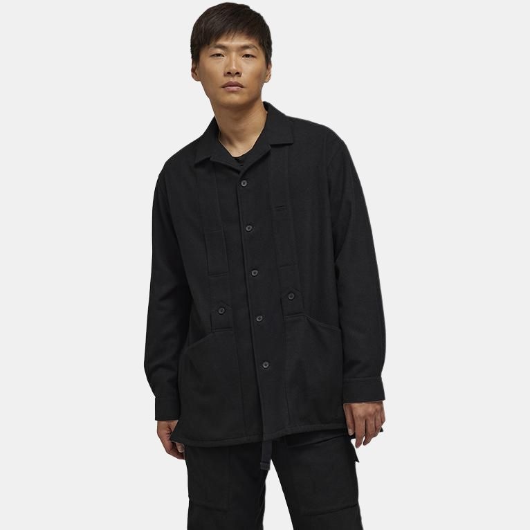Y-3 Flannel Shirt Black — фото 1