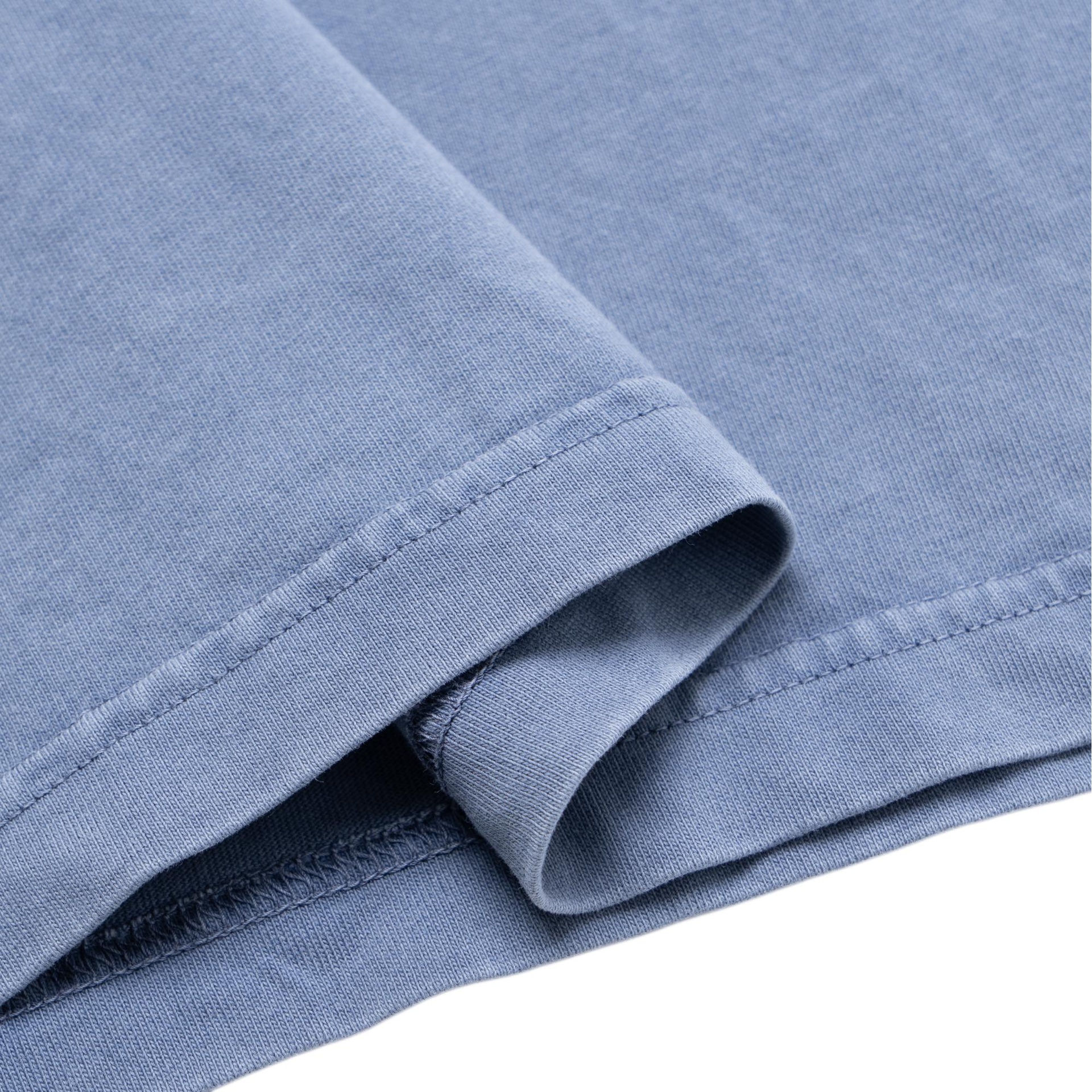 Balenciaga Logo Print T-Shirt Faded Blue — фото 6