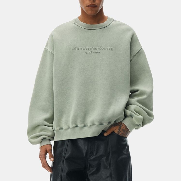 Alexander Wang Acid Wash Green Sweatshirt — фото 2