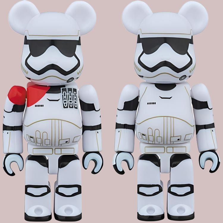 BE@RBRICK Star Wars First Order Stormtrooper Officer + Stormtrooper Set — фото 2