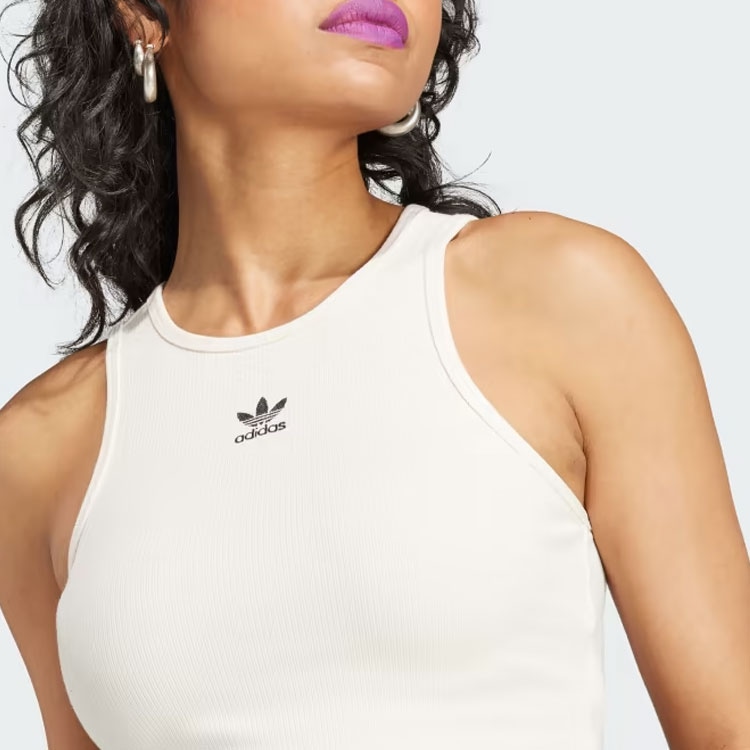 adidas originals Essentials Rib Tank Top Logo — фото 5