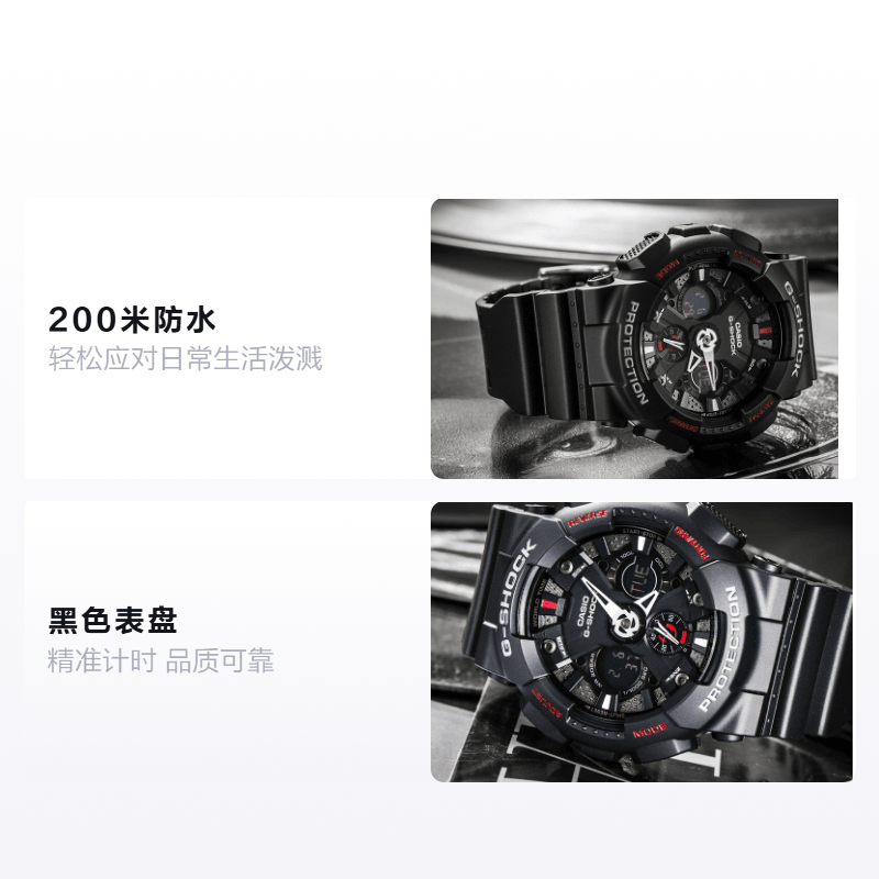 G-Shock GA-120-1A — фото 1