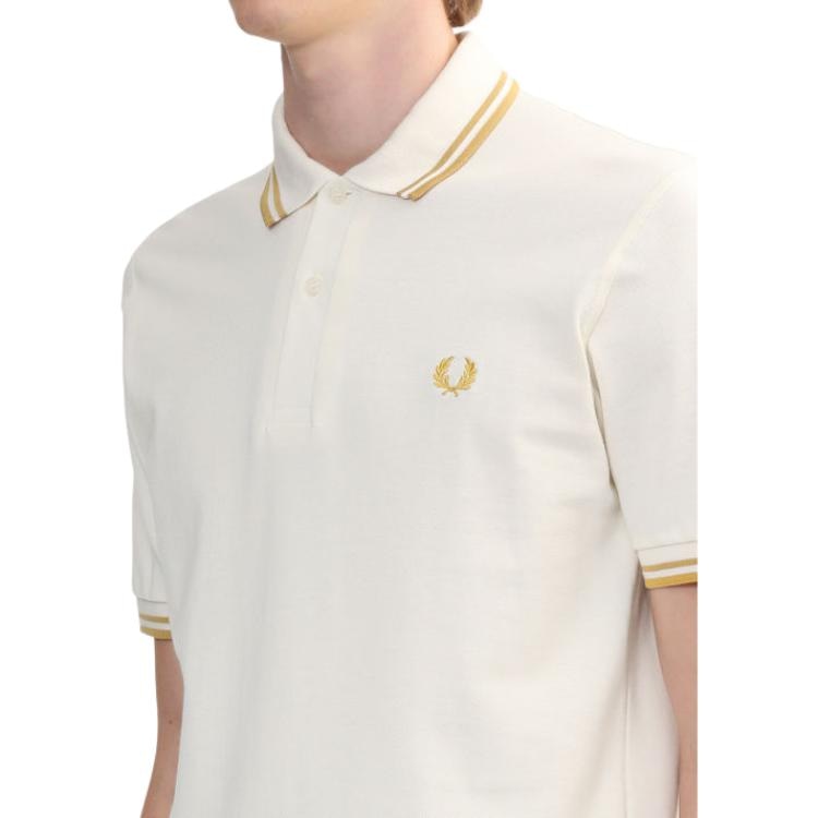 Fred Perry Polo Shirt Ivory — фото 5