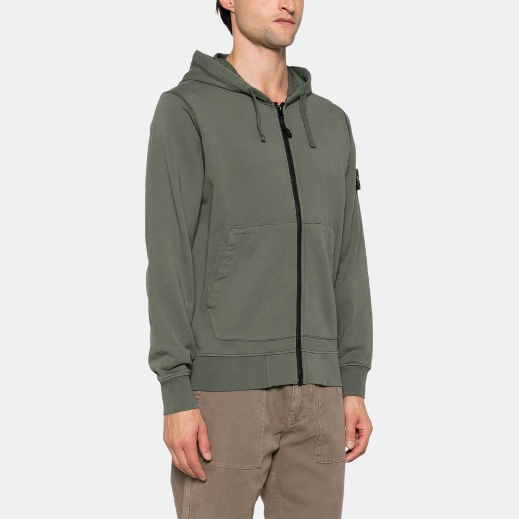 Stone Island Hooded Jacket Green — фото 1