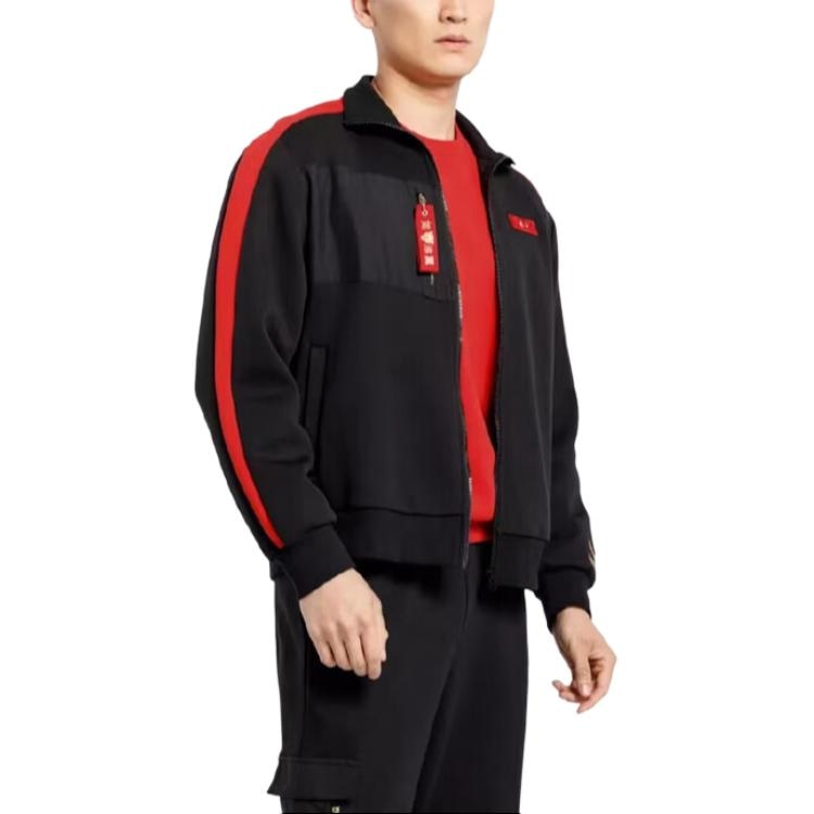 Puma Logo Stripe Jacket Black — фото 3