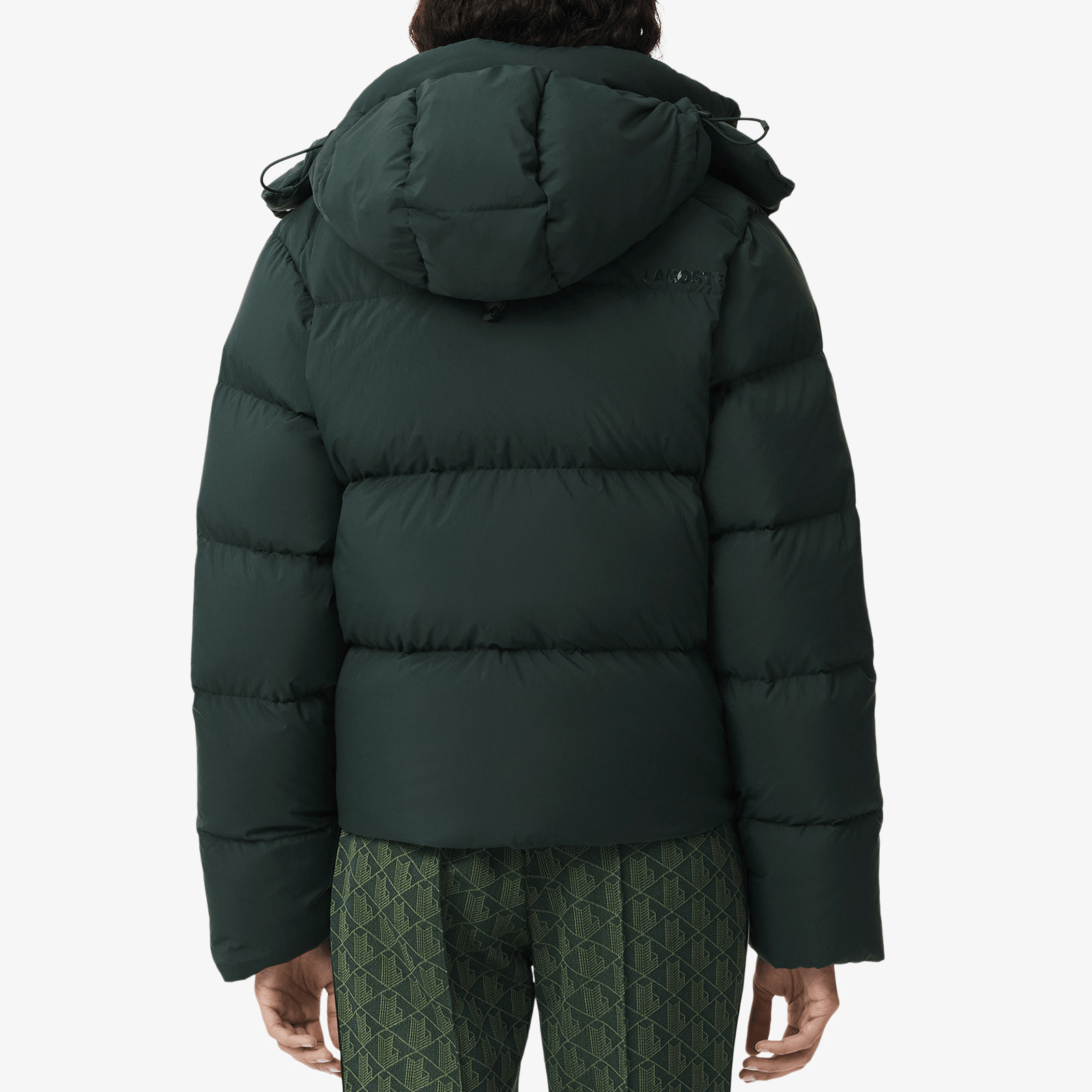 Lacoste Hoodie Cotton Jacket Deep Green — фото 3