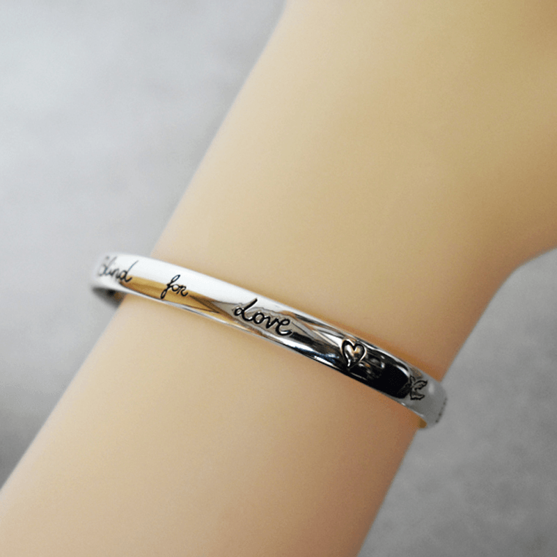 Gucci Blind For Love Silver Bracelet — фото 9