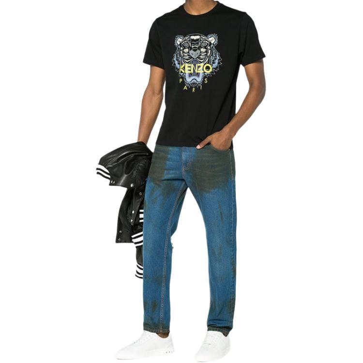 Kenzo Tiger Head Logo T-Shirt Black — фото 2