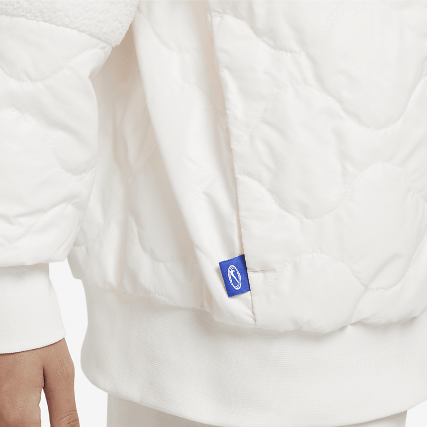 Nike Fleece Jacket Ivory — фото 5