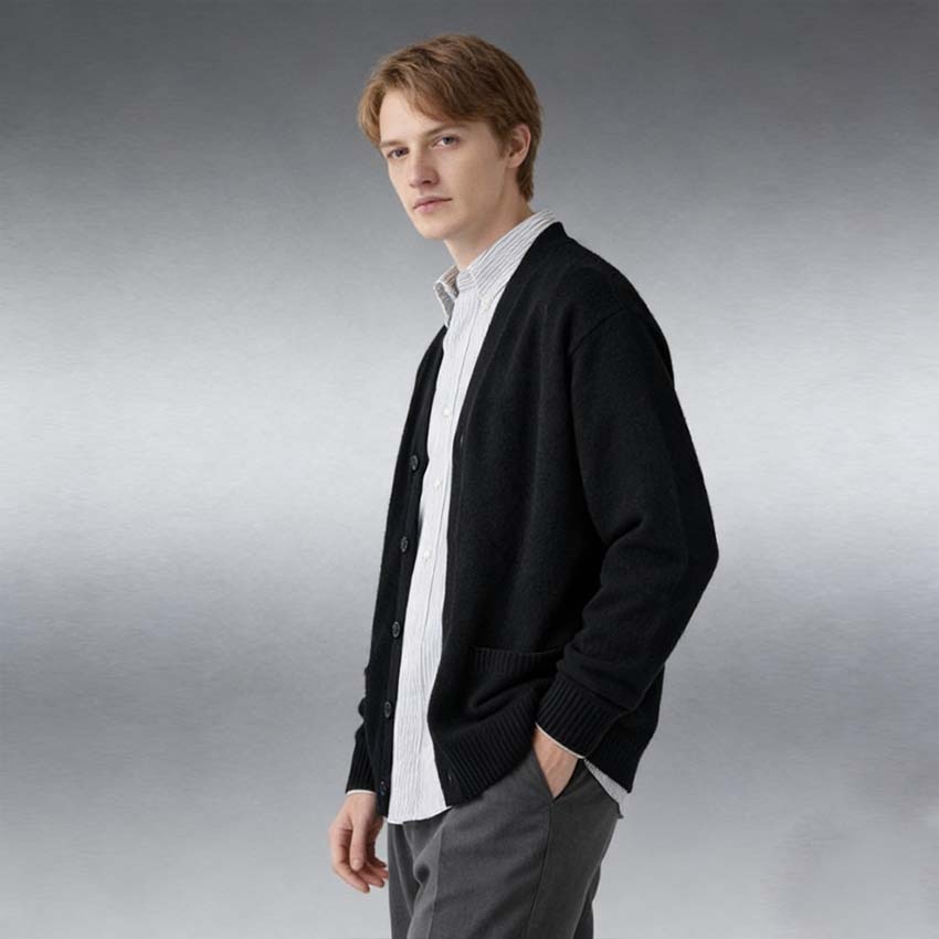 Uniqlo Cardigan Black — фото 4
