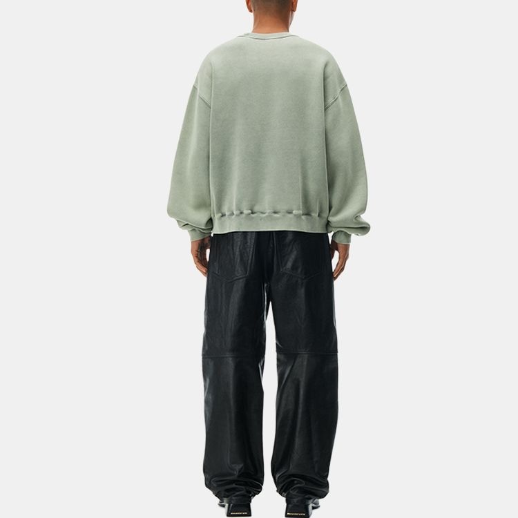 Alexander Wang Acid Wash Green Sweatshirt — фото 4