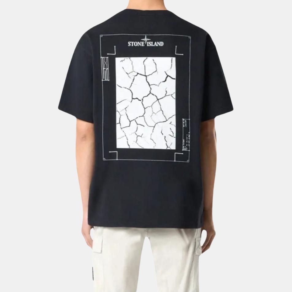 Stone Island Logo Back Print T-Shirt Black — фото 2