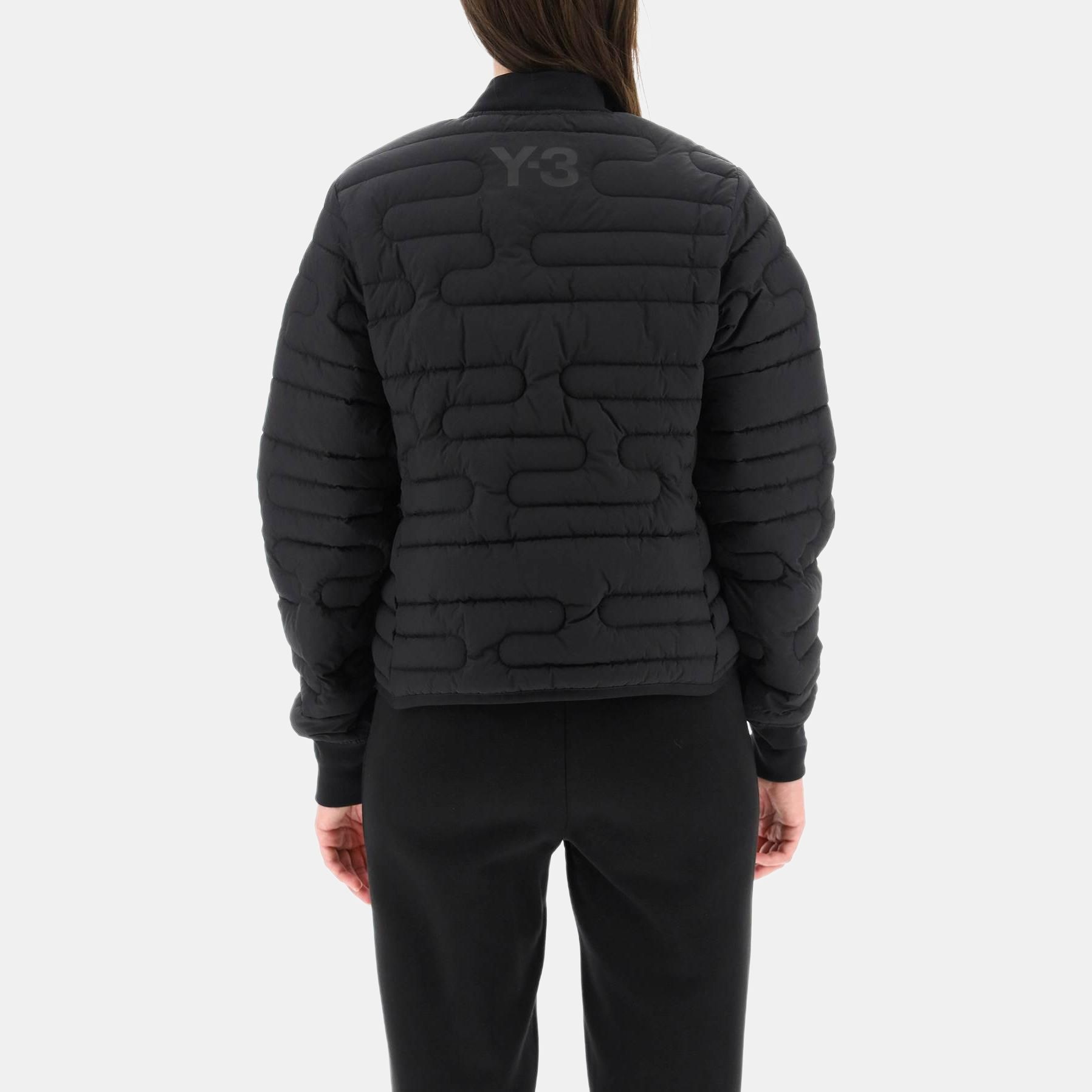 Y-3 Quilted Jacket Black — фото 4