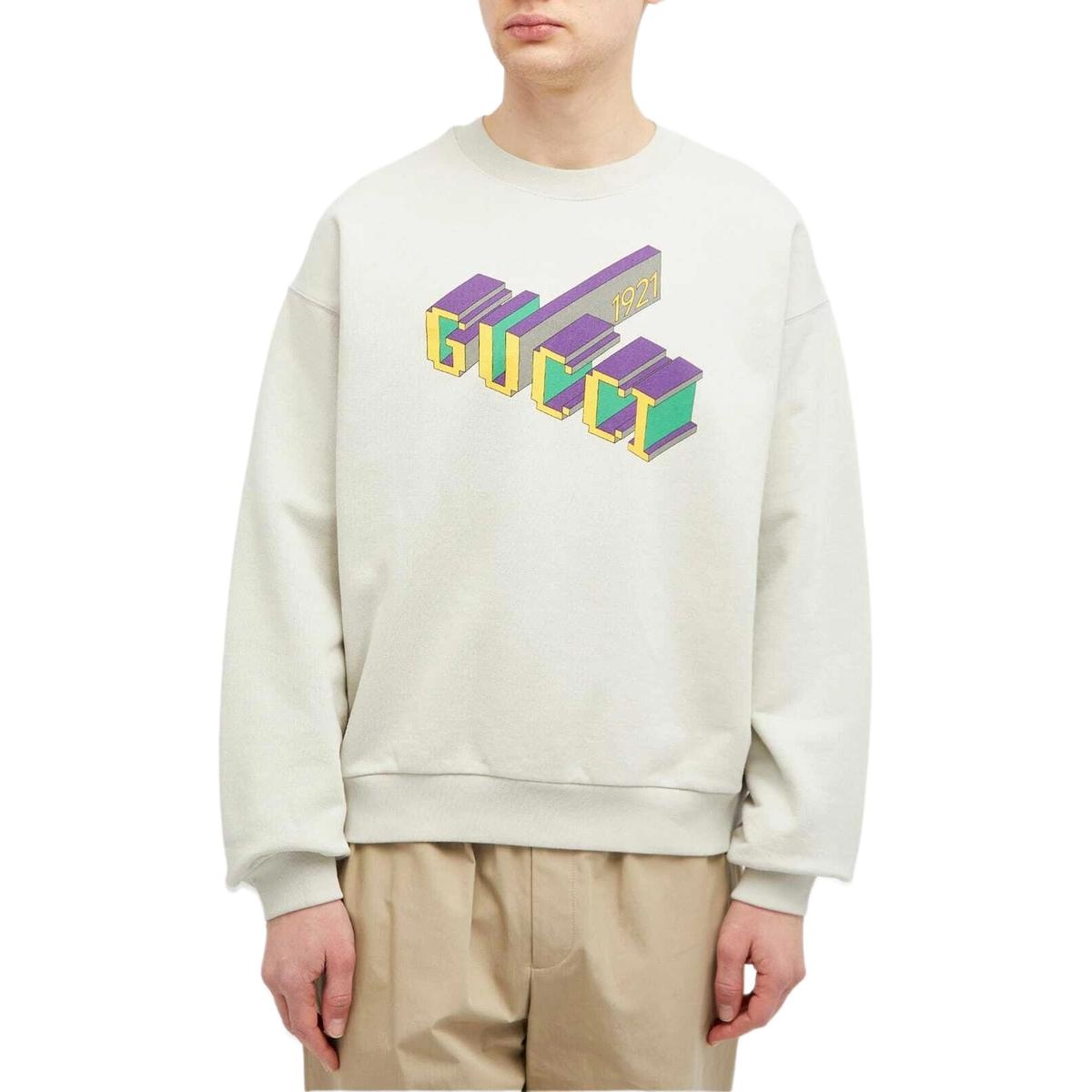 Gucci Ivory Crewneck Sweatshirt — фото 3